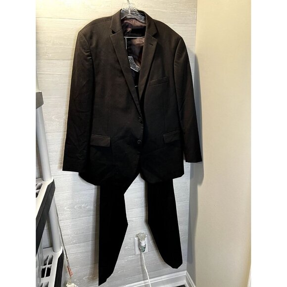 Perry Ellis Portfolio Men's‎ Tonal Plaid 2 PC Wool Suit Jacke - Picture 3 of 15